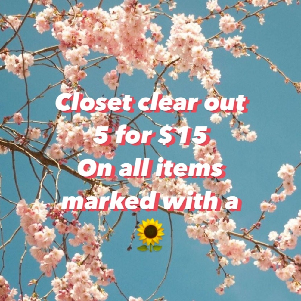Closet clear out